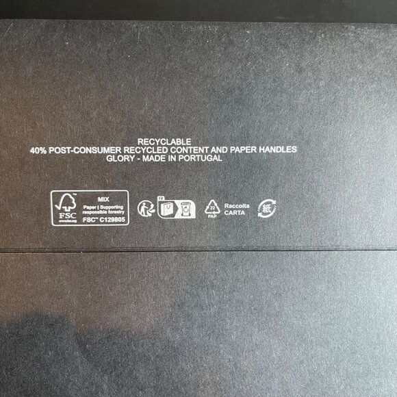 Chanel Large Gift Bag Classic Black (10pc) Empty Paper Bags Shopping Lot Bundle - Picture 3 of 3